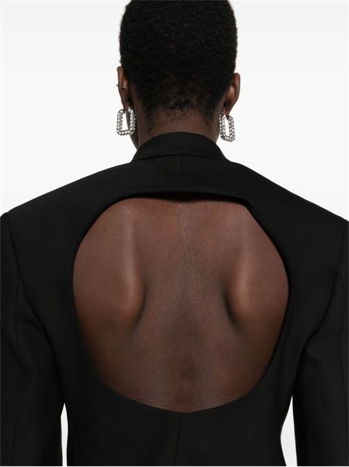 Blazer with asymmetric closure DAVID KOMA | RE24DK01JBLACK